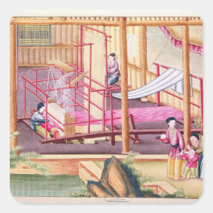 Weaving Square Sticker