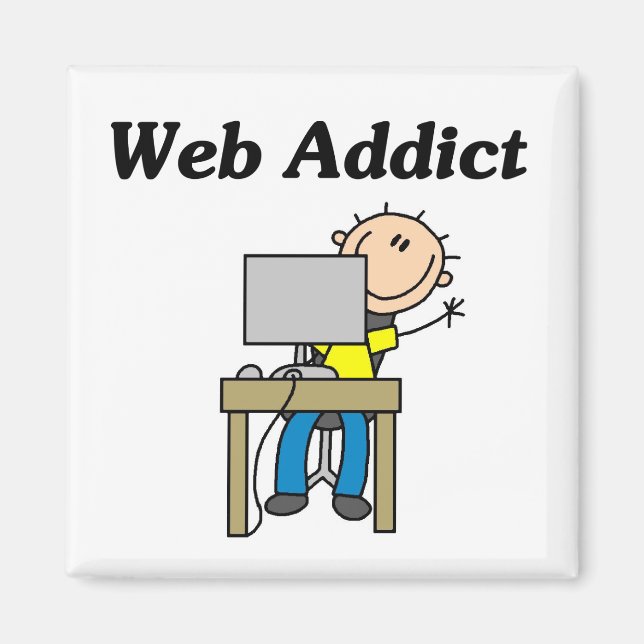 Web Addict Magnet (Front)