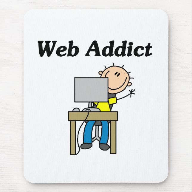 Web Addict Mouse Mat (Front)