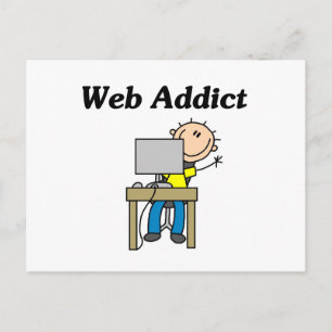 Web Addict Postcard