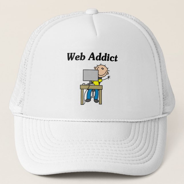 Web Addict Trucker Hat (Front)