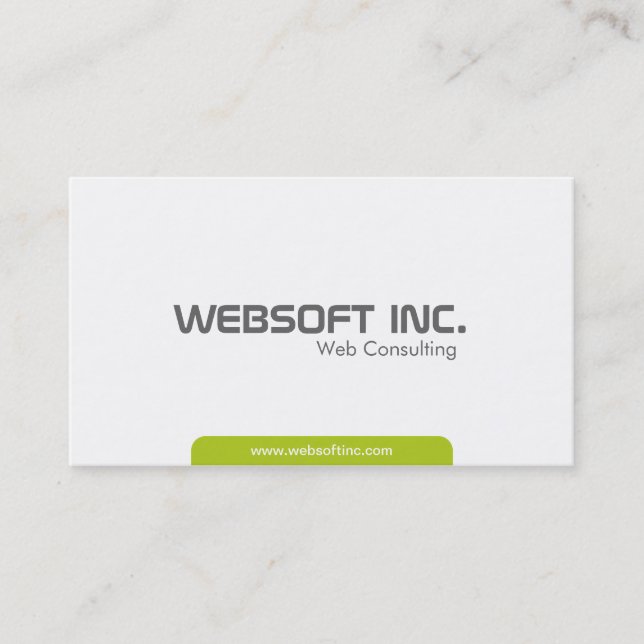 Web Consulting - business cards (Front)