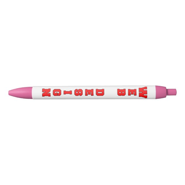 Web Design Black Ink Pen (Front)