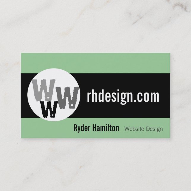 Web Design Business Cards (Front)