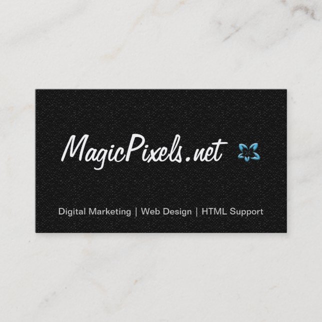 Web Designer Business Card (Front)