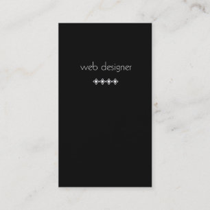 WEB DESIGNER Business Card