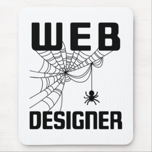 Web Designer Design Website Developer Spider Mouse Mat