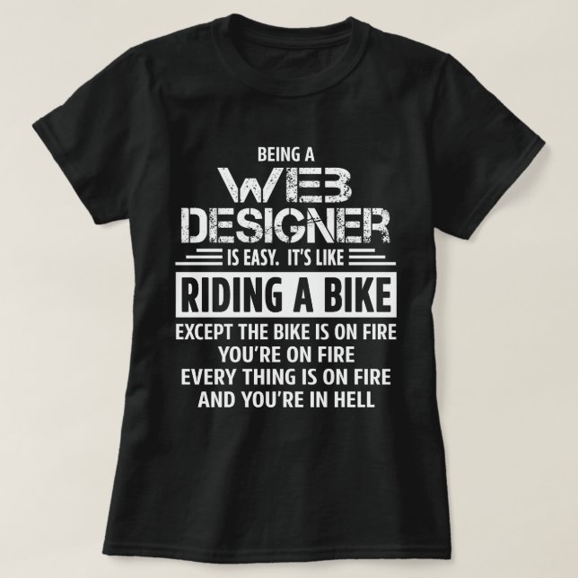 Web Designer T-Shirt (Design Front)