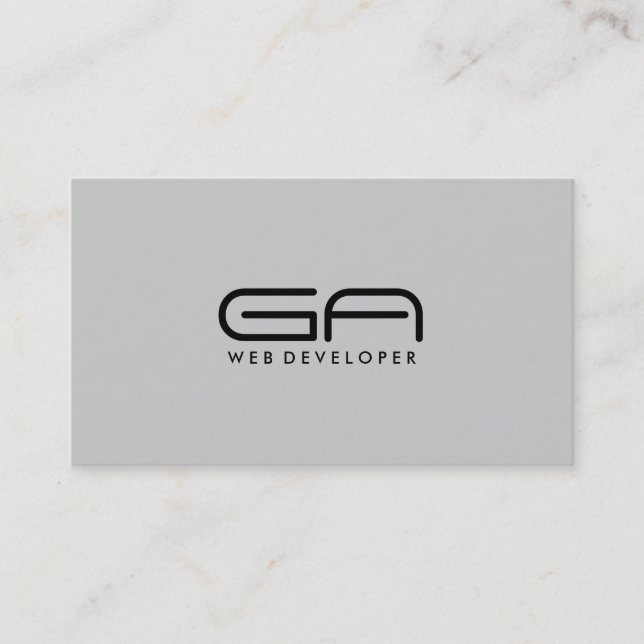 Web Developer - Business Cards (Front)