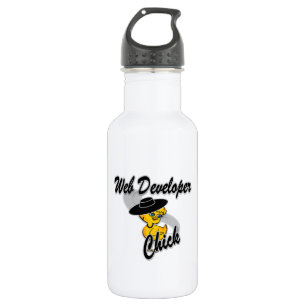 Web Developer Chick #4 532 Ml Water Bottle