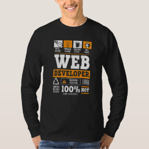 Web Developer IT Guy Computer Website Development T-Shirt