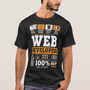 Web Developer IT Guy Computer Website Development T-Shirt