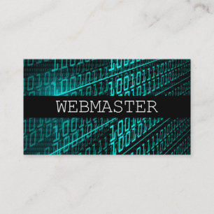 Web Developer Master Designer Computer Tech Business Card
