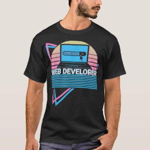 Web Developer Retro T-Shirt