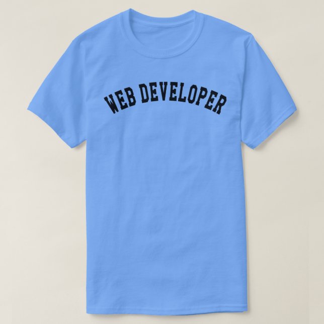 Web Developer T-Shirt (Design Front)