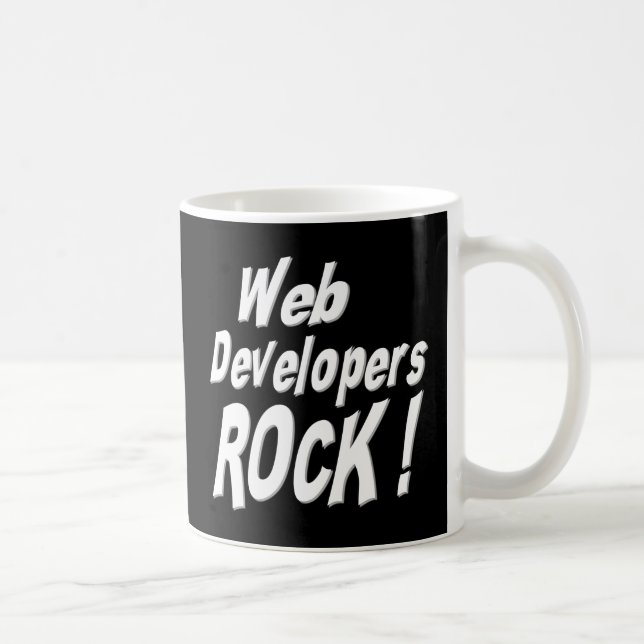 Web Developers Rock! Mug (Right)