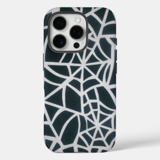 Web of Mystery: Delicate Trap - White Spider Web iPhone 16 Pro Case