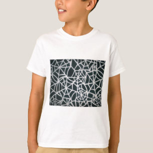 Web of Mystery: Delicate Trap - White Spider Web T-Shirt