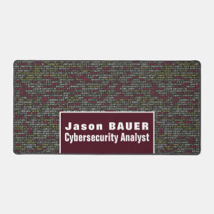 Web Script, Information Technology, Computer Desk Mat