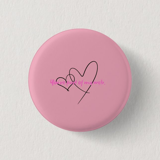 Web Within – Art of Hidden Strength 3 Cm Round Badge (Front)