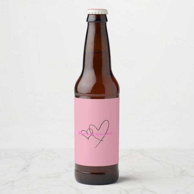 Web Within – Art of Hidden Strength Beer Bottle Label (Front)