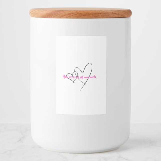 Web Within – Art of Hidden Strength Food Label (Front)