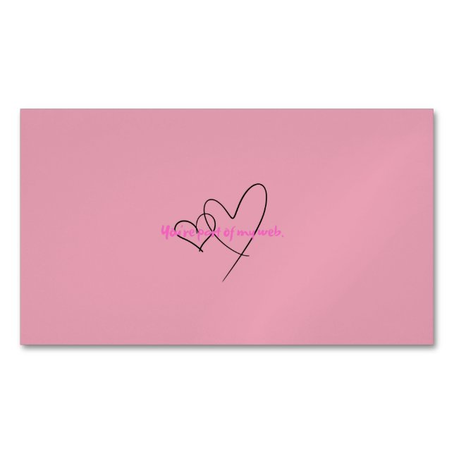 Web Within – Art of Hidden Strength Magnetic Business Card (Front)