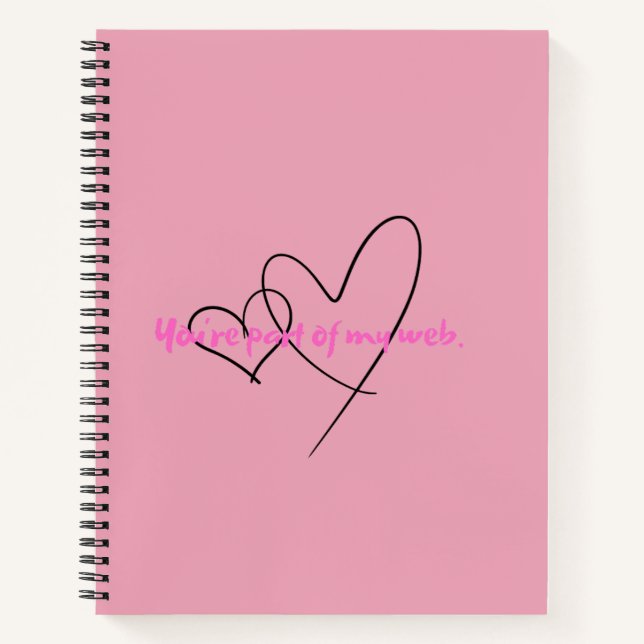 Web Within – Art of Hidden Strength Notebook (Front)