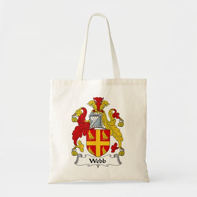 Webb Coat of Arms  Family Crest  Tote Bag (Front)