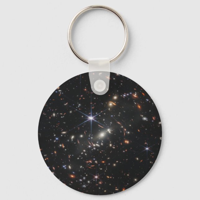 "Webb’s First Deep Field" - James Webb Telescope Key Ring (Front)