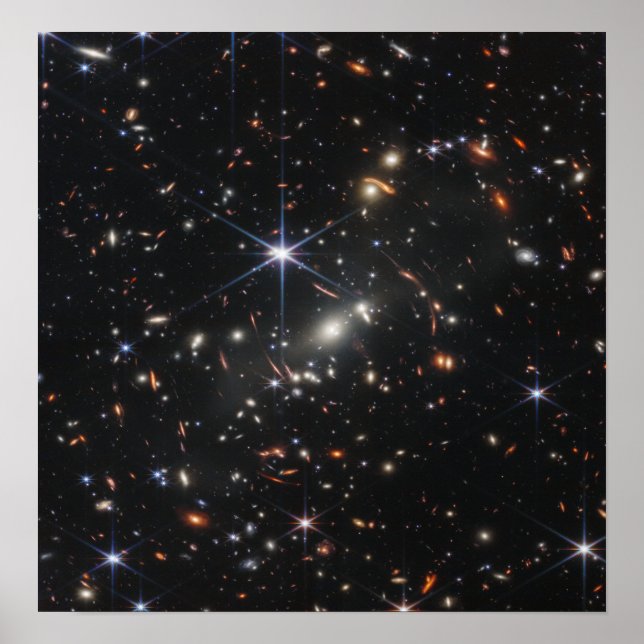 "Webb’s First Deep Field" - James Webb Telescope Poster (Front)