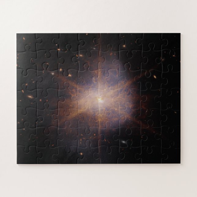 WEBB SPACE TELESCOPE Arp 220 Galaxy Interaction Jigsaw Puzzle (Horizontal)