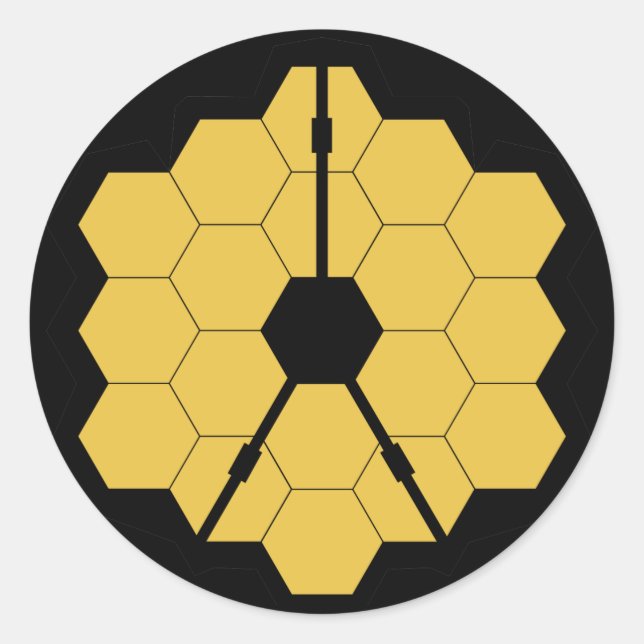 Webb Space Telescope science nasa space universe s Classic Round Sticker (Front)