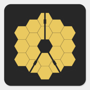 Webb Space Telescope science nasa space universe s Square Sticker