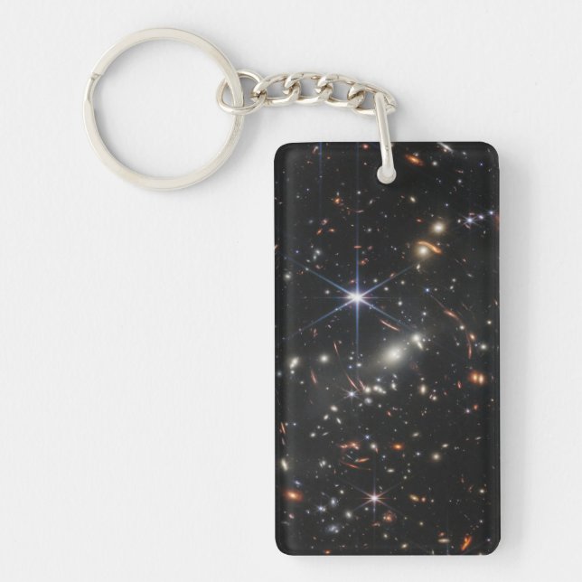 Webb Space Telescope science nasa universe star as Key Ring (Front)