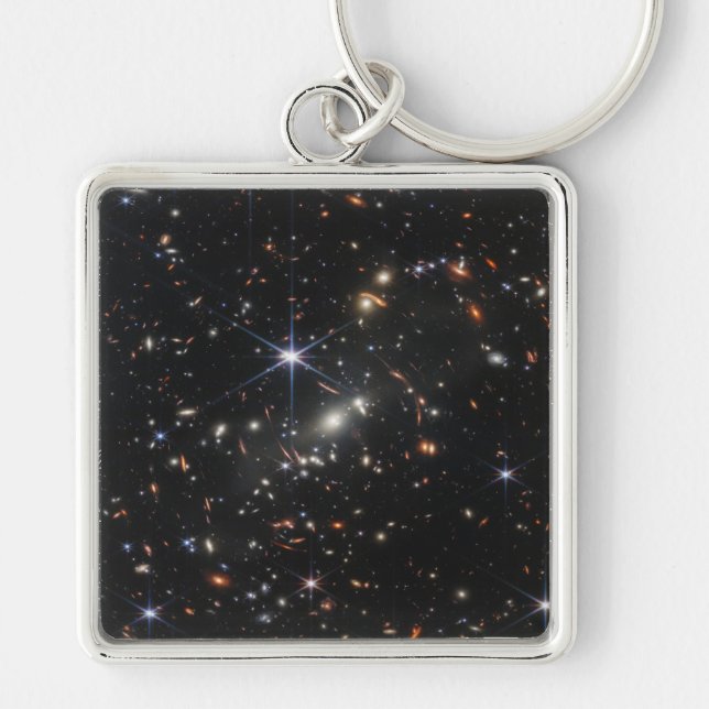 Webb Space Telescope science nasa universe star as Key Ring (Front)