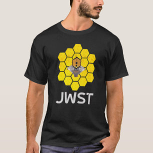 WEBB Space Telescope with Abstract Yellow Mirrors  T-Shirt