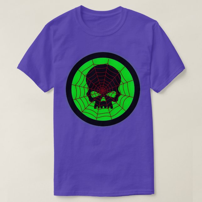 Webbed Skull T-Shirt (Design Front)