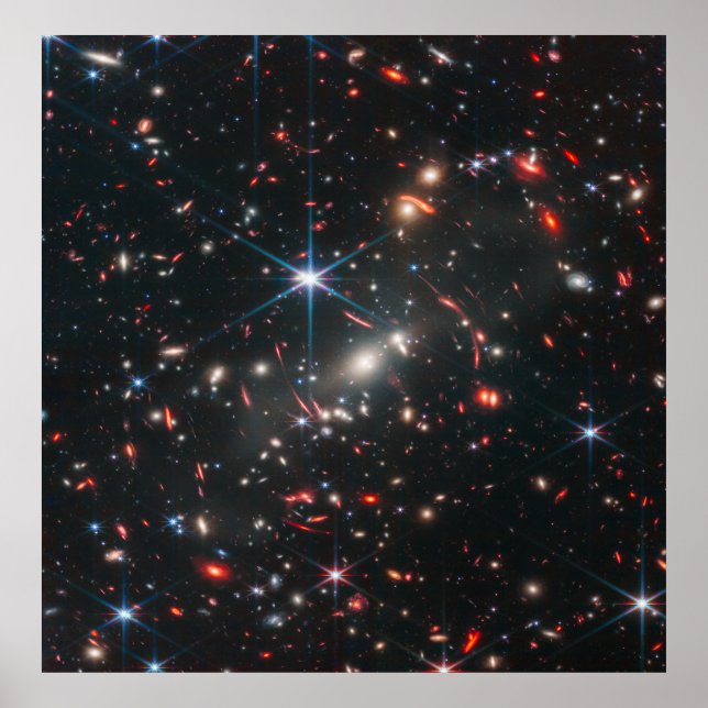 Webb's First Deep Field (NIRCam Image) Full Size Poster (Front)