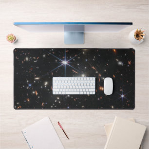 Webb's First Deep Field View of the Universe Desk Mat