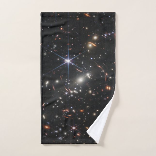 Webb's First Deep Field View of the Universe  Hand Towel (Hand Towel)