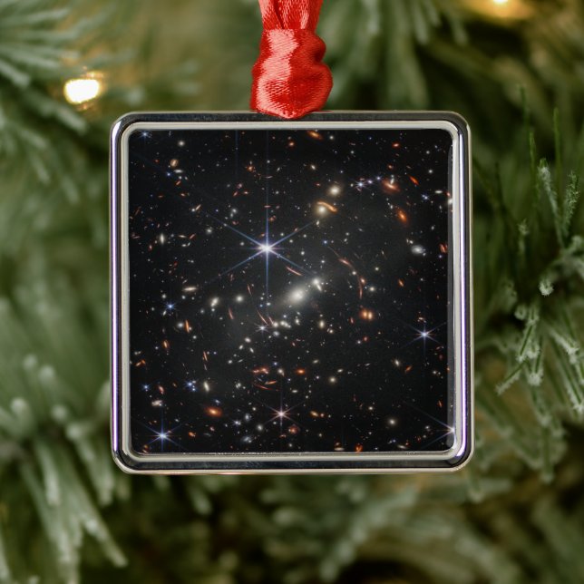 Webb's First Deep Field View of the Universe  Metal Tree Decoration (Tree)