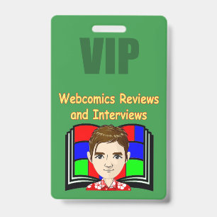 Webcomics Reviews & Interviews Badge ID Badge