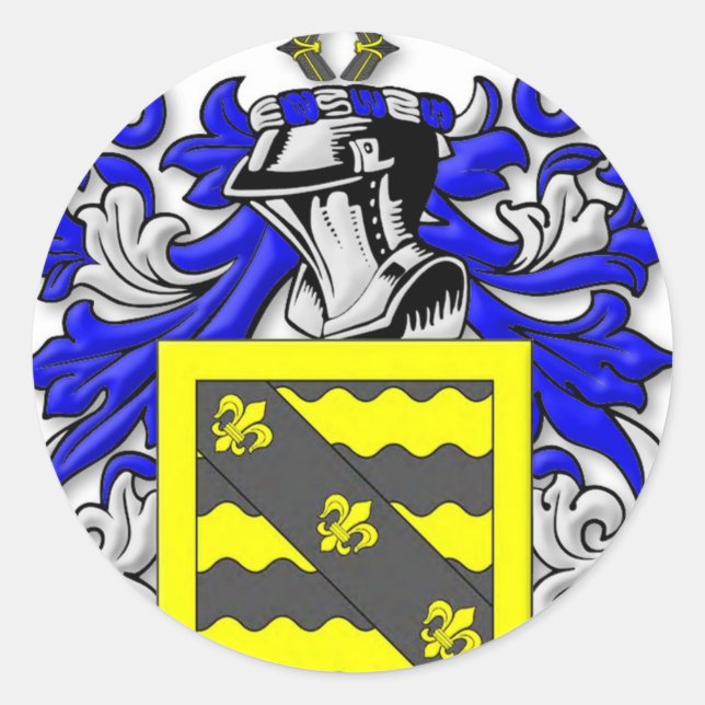 Weber Coat of Arms Classic Round Sticker (Front)