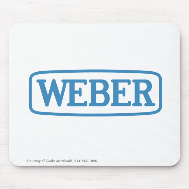 Weber Screwdriving Systems Mouse Mat (Front)
