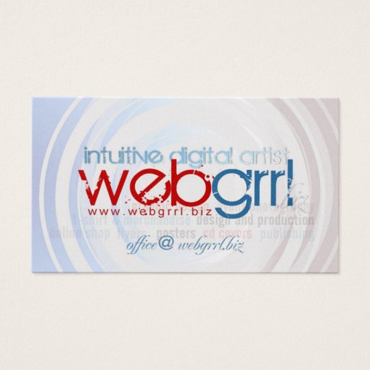 Webgrrl.biz Business Card