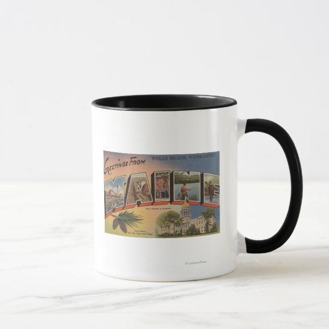 Webhannet, Maine (Wells Beach) Mug (Right)
