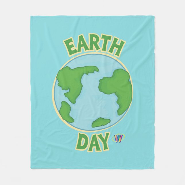 Webkinz Earth Day Fleece Blanket (Front)