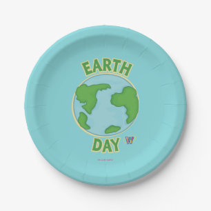 Webkinz Earth Day Paper Plate