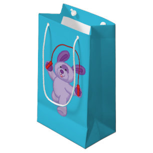 Webkinz Grape Soda Pup Skipping Rope Small Gift Bag